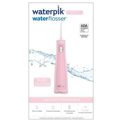 Waterpik Cordless Revive Water Flosser Blush Pink - Missing Box by This is Beauty US