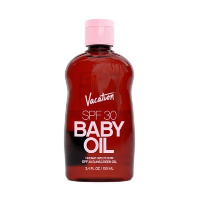 Vacation Baby Oil SPF 30 3.4 fl oz - Imperfect Container DestGlow