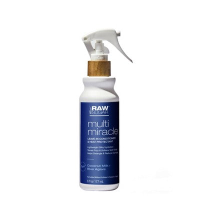 Raw Sugar Multi-Miracle Leave-in Heat Protectant & Conditioner Coconut Milk and Blue Agave 6 fl oz - Imperfect Container by This is Beauty US