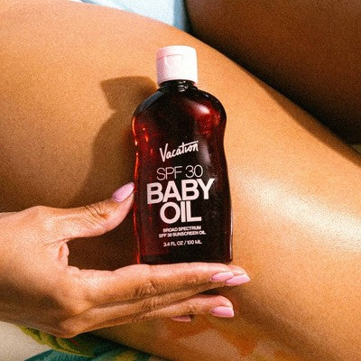 Vacation Baby Oil SPF 30 3.4 fl oz - Imperfect Container DestGlow