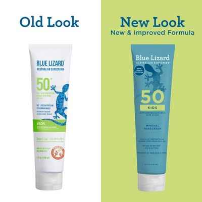 Blue Lizard Kids Mineral-Based Sunscreen Lotion SPF 50 5 fl oz - Imperfect Container