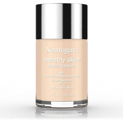 Neutrogena Healthy Skin Liquid Makeup Foundation, Lightweight & Flawless Coverage with Broad Spectrum SPF 20 Sunscreen 30 Buff - Imperfect Container by This is Beauty US
