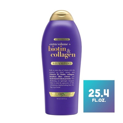 OGX Extra Strength Biotin and Collagen Shampoo 25.4 fl oz - Imperfect Container by This is Beauty US