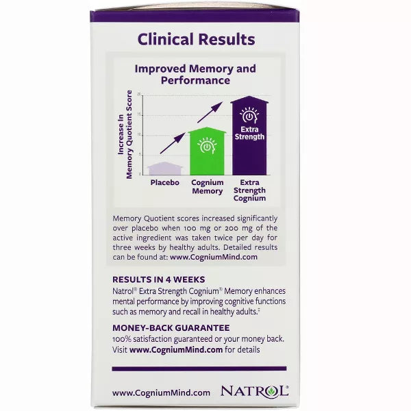 Natrol Cognium Complete Brain Health 100mg Capsules – 60ct by Top Vita Shop