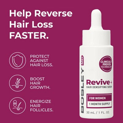 BosleyMD Revive + Densifying Hair Regrowth Serum for Women 1 fl oz - Missing Box by This is Beauty US