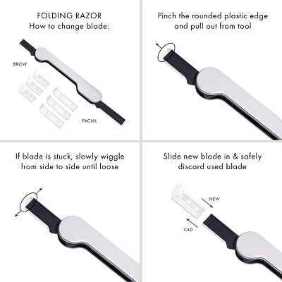 Tweezerman Brow & Facial Grooming Set - New