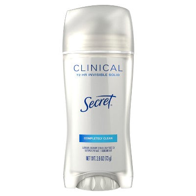 Secret Clinical Strength Completely Clean Invisible 2.6oz - Imperfect Box by This is Beauty US