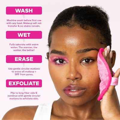 MakeUp Eraser Wifey Head Band/Wrist Guard/Wipe 3ct - New - DestGlow
