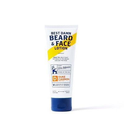 Duke Cannon Supply Co. Best Beard Face Lotion 3 fl oz - Imperfect Container by This is Beauty US