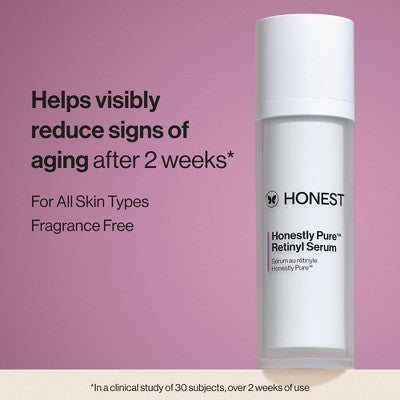 Honest Beauty Honestly Pure Retinyl Serum with Retinyl Linoleate 1.0 fl oz - Imperfect Box by This is Beauty US
