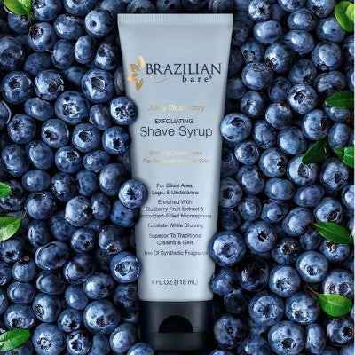 Brazilian Bare Blueberry Exfoliating Shave Syrup 4oz - New
