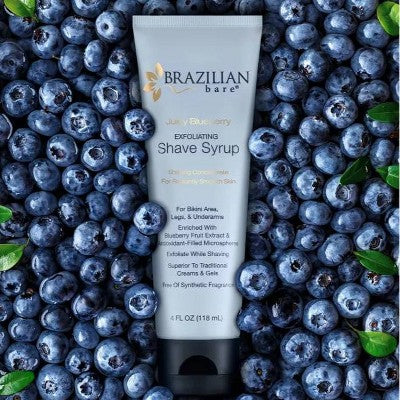 Brazilian Bare Blueberry Exfoliating Shave Syrup 4oz - New by This is Beauty US