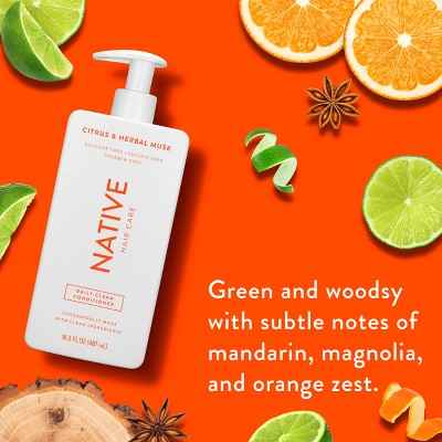 Native Citrus & Herbal Musk Daily Conditioner for Men & Women 16.5 fl oz - Imperfect Container