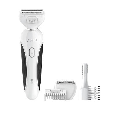 Conair Girlbomb Wet and Dry Cordless Rechargeable Foil Body Shaver 5pc - Imperfect Box by This is Beauty US