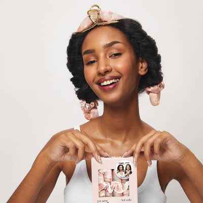 Kitsch Satin Heatless Curling Set Sunset Tie Dye Flexible Construction Hair Roller 3pc - Imperfect Box