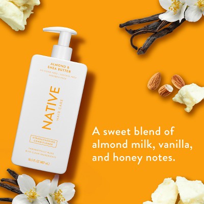 Native Almond & Shea butter Strengthening Vegan Conditioner Sulfate, Paraben and Silicone Free 16.5 fl oz - New by This is Beauty US