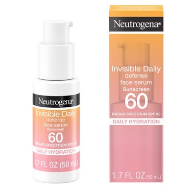 Neutrogena Invisible Daily Defense Sunscreen Face Serum SPF 60 1.7 fl oz - New by This is Beauty US