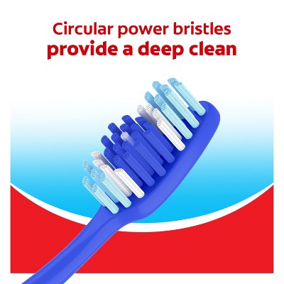 Colgate Extra Clean Full Head Toothbrush Medium 6ct - Imperfect Box by This is Beauty US