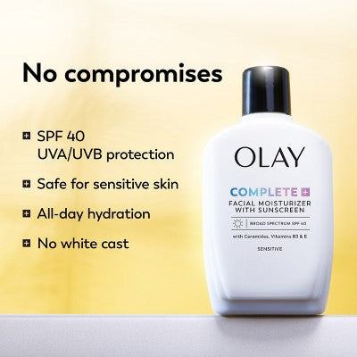 Olay Complete Plus Face Lotion with Sunscreen SPF 40 6 fl oz - Imperfect Box by This is Beauty US