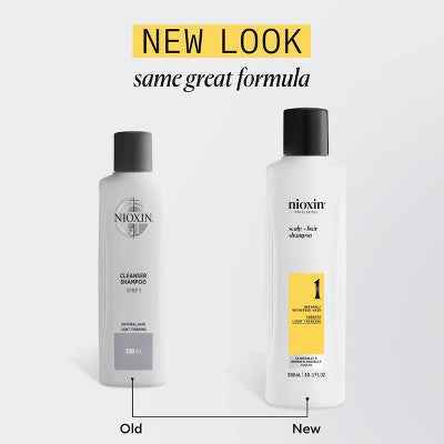 Nioxin System 1 Shampoo Cleanser 10.1 fl oz - New