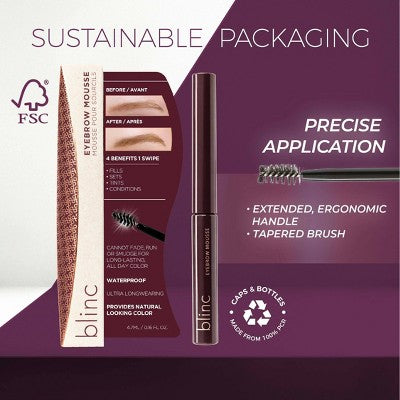 Blinc Eyebrow Mousse Light Brunette 0.158 fl oz - New - DestGlow