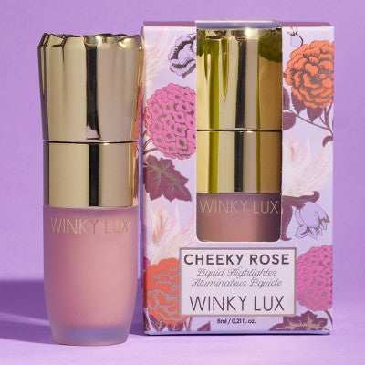 Winky Lux Cheeky Rose Liquid Highlighter Angel 0.21 fl oz - Imperfect Box by This is Beauty US