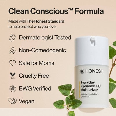 Honest Beauty Everyday Radiance + C Moisturizer with Vitamin C 1.7 fl oz - Imperfect Box by This is Beauty US