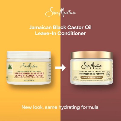 SheaMoisture Jamaican Black Castor Hair Oil Reparative Leave-In Conditioner 11.5 fl oz - Imperfect Container by This is Beauty US