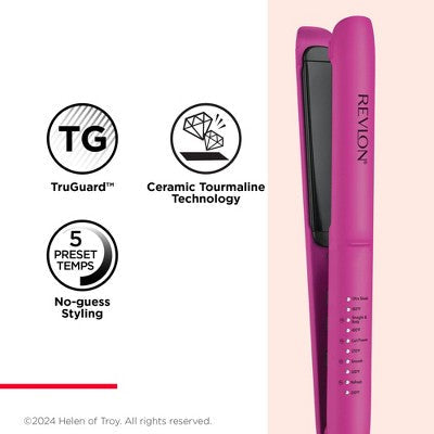Revlon Easy Heat Precision Hair Flat Iron 1" - Imperfect Box by This is Beauty US