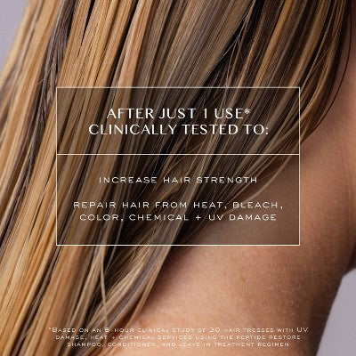 Kristin Ess + Peptide Restore Strengthening Shampoo 10 fl oz - Imperfect Container by This is Beauty US