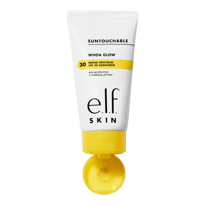 e.l.f. SKIN Suntouchable Whoa Glow Sunscreen & Primer Sunlight SPF 30 1.69 fl oz - Missing Box by This is Beauty US