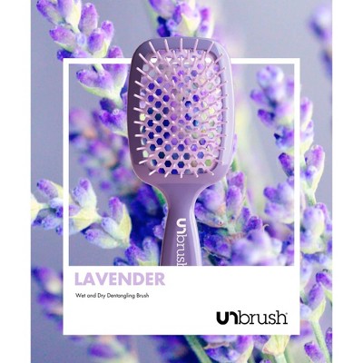 UNbrush Detangler Hair Brush Lavender Dark Purple - Imperfect Box by This is Beauty US