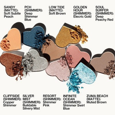 Pacifica Malibu Eye Shadows Palette 0.2oz - New by This is Beauty US