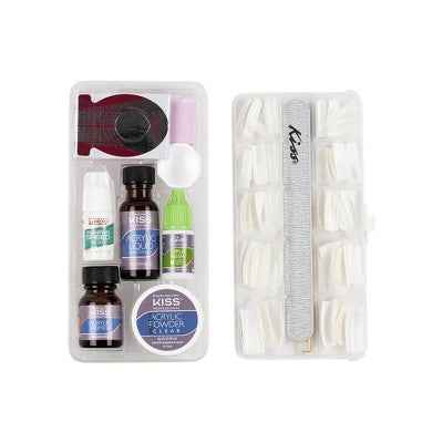 KISS Products Complete Salon Acrylic DIY Manicure Kit 64ct - New