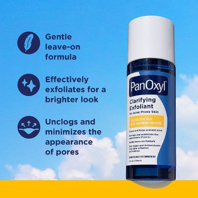 PanOxyl Clarifying Exfoliant with 2% Salicylic Acid 4 fl oz - Imperfect Container DestGlow