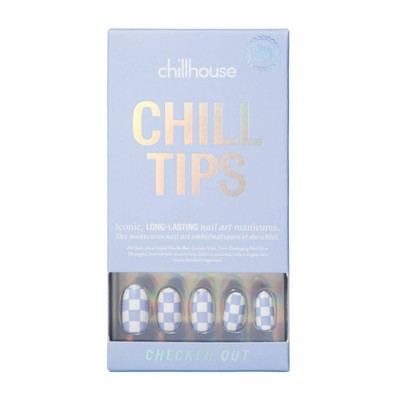 Chillhouse Chill Tips Fake Nails Design Studio Checked Out 24ct - Imperfect Box by This is Beauty US