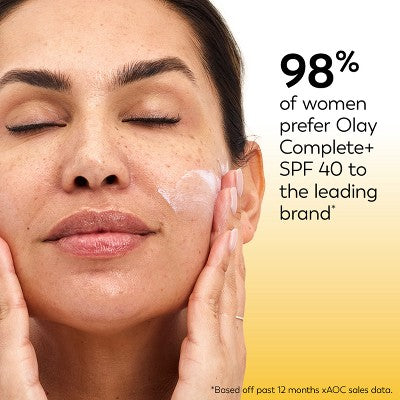 Olay Complete Plus Face Lotion with Sunscreen SPF 40 6 fl oz - Imperfect Box by This is Beauty US