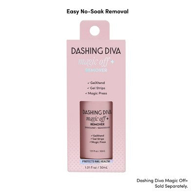 Dashing Diva Glaze Semi-Cured Gel Nail Polish Strips Starter Kit Powder Pink 32ct - New by This is Beauty US