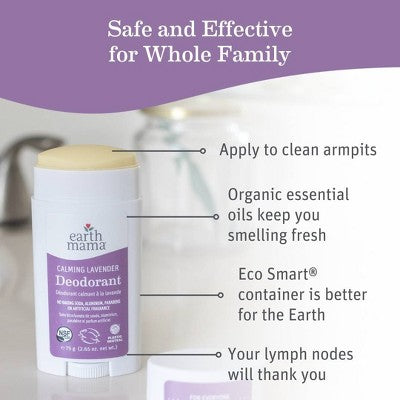 Earth Mama Calming Lavender Deodorant 2.65oz - New by This is Beauty US