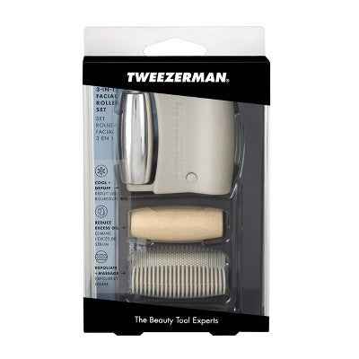 Tweezerman 3-in-1 Skin Revival Roller Kit - New - DestGlow
