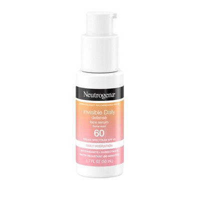 Neutrogena Invisible Daily Defense Sunscreen Face Serum SPF 60 1.7 fl oz - New by This is Beauty US