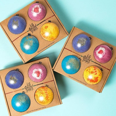 LifeAround2Angels Fruit Bath Bomb Gift Set 4pk - New by This is Beauty US