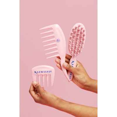 KAZMALEJE Kurlsplus Hair Comb Rose - New