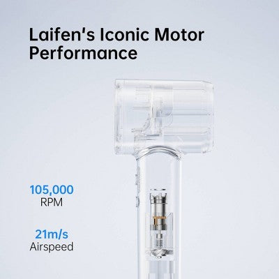 Laifen SE Hair Dryer White 1400 Watts - Imperfect Box by This is Beauty US
