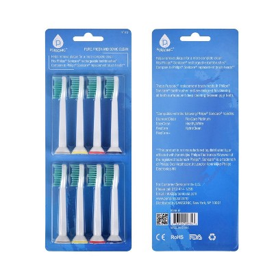 Pursonic Generic Sonicare Replacement Toothbrush Heads 8ct - Imperfect Box by This is Beauty US