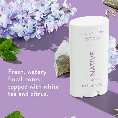 Native Solid Deodorant Lilac & White Tea 2.65oz - New by This is Beauty US