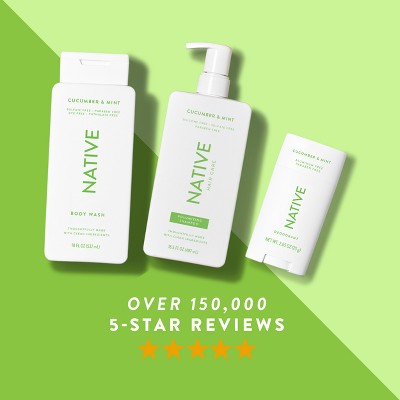 Native Solid Deodorant for Women & Men Cucumber & Mint 2.65oz - Imperfect Container by This is Beauty US