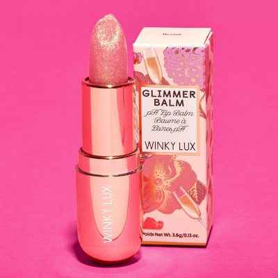 Winky Lux Glimmer Balm Lip Stain Rose 0.13oz - New