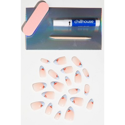 Chillhouse Chill Tips Press-On Fake Nails Cherry Picking 24ct - New by This is Beauty US