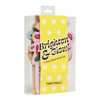 TONYMOLY Brighten & Glow Sheet Mask Set - New - DestGlow